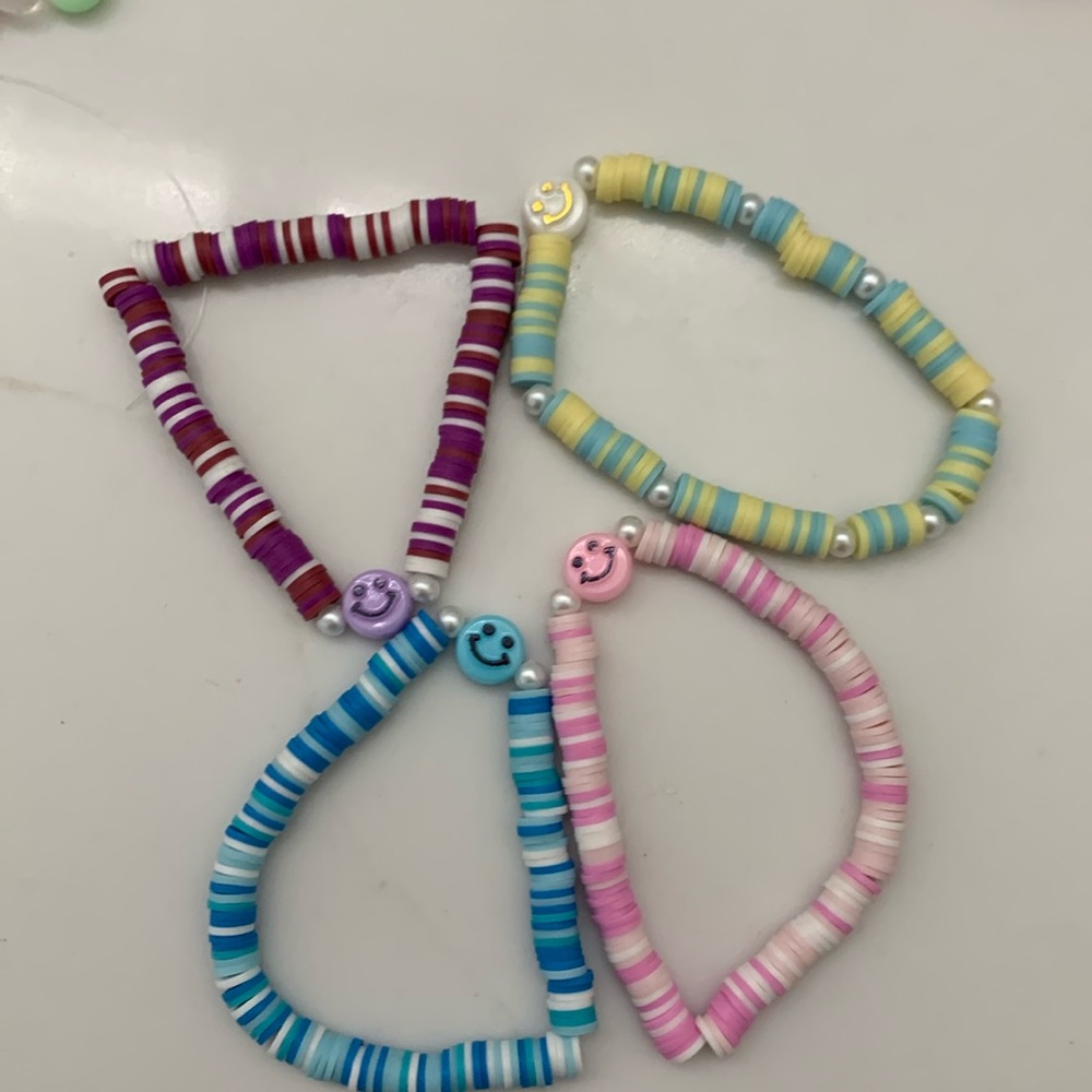 Smiley face bracelets